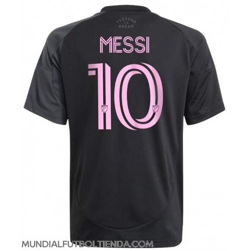 Camiseta Inter Miami Lionel Messi #10 Segunda Equipación Replica 2025-26 mangas cortas